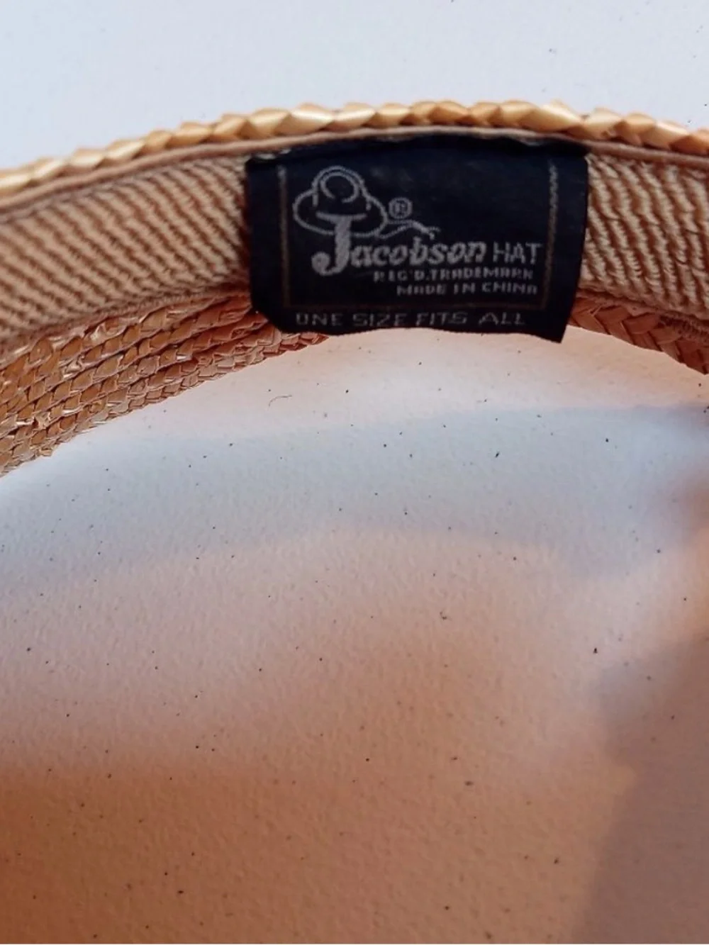 Jacobson Hat Straw Sun Visor beach vacation pool cruise resort wear sun hat